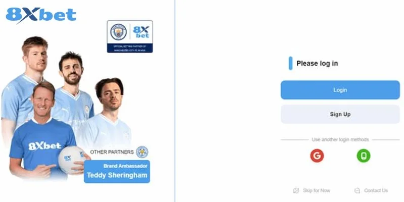 8XBET - Link Đăng Nhập 8X Bet Uy Tín Chính Thức 2025 14 Người chơi chỉ mất vài giây để đăng nhập vào 8Xbet.